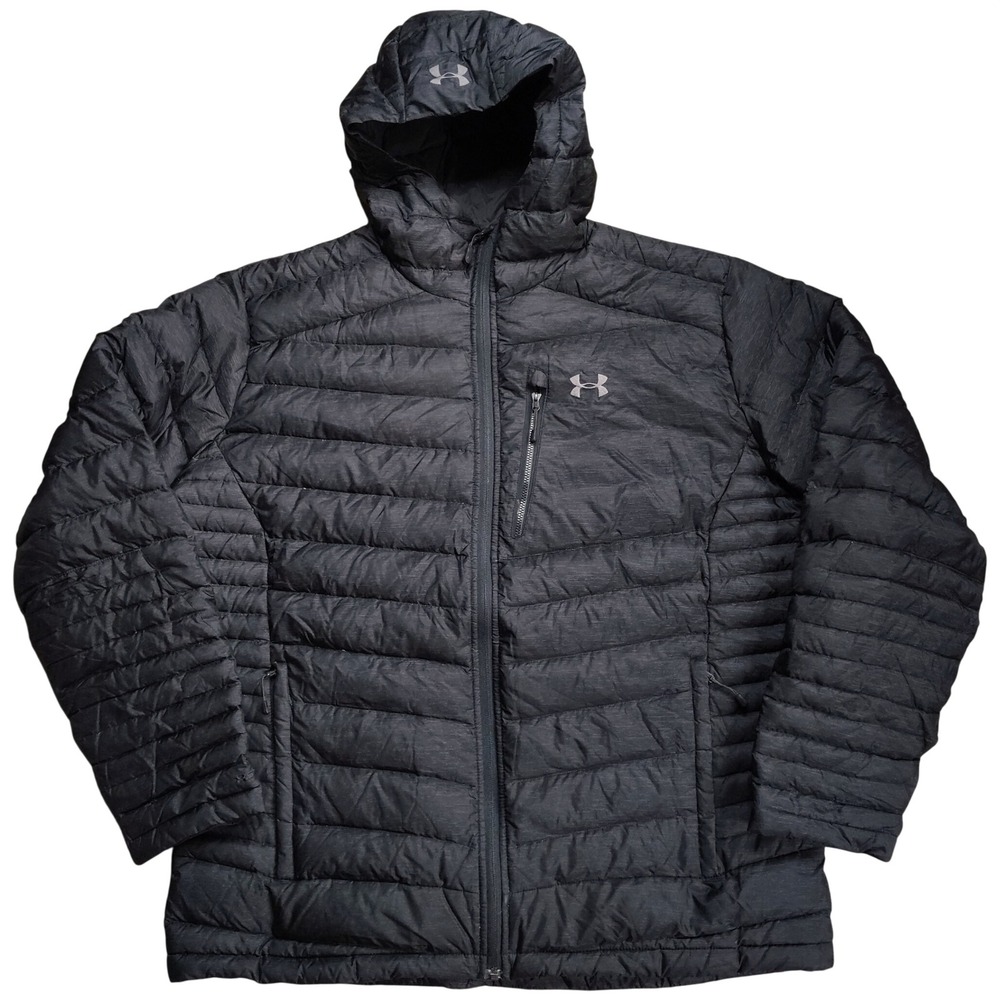 Under Armour UA Storm ISO Down Fitted Puffer Jacket Full-Zip Black ColdGear 2XL